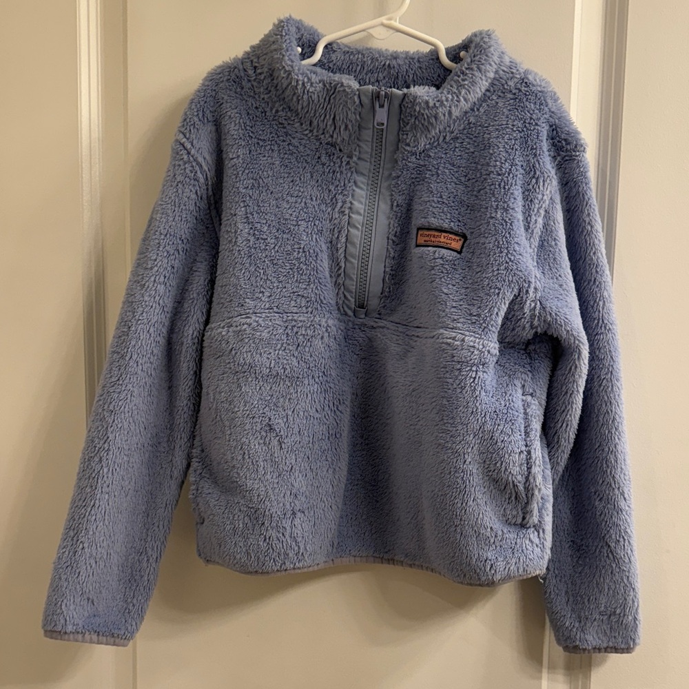 Cozy Blue Fleece Pullover
